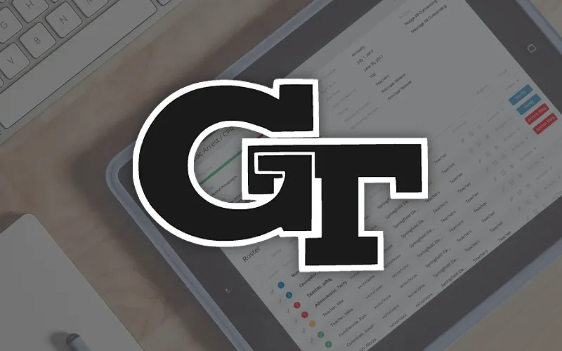 Curwensville Area School District superimposed over a Comply screen