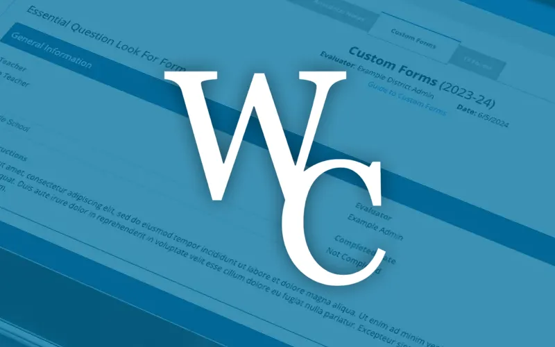 A More Meaningful and Objective Paraprofessional Evaluation Tool West Chester School District Logo